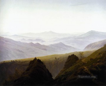 Mañana en las montañas Paisaje romántico Caspar David Friedrich Pinturas al óleo